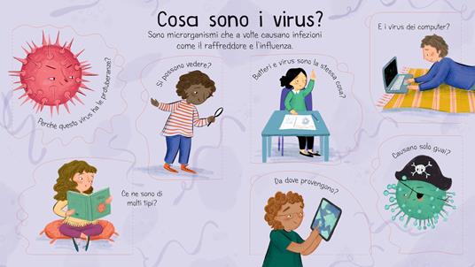 Cosa sono i virus? Sollevo e scopro. Ediz. a colori - Katie Daynes - 2