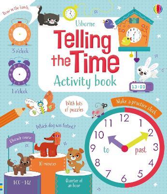 Telling the Time Activity Book - Lara Bryan - cover