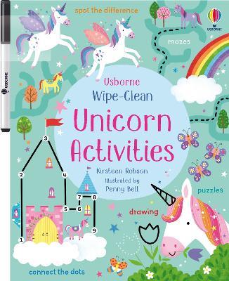 Wipe-Clean Unicorn Activities - Kirsteen Robson - cover