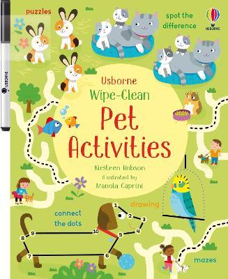 Wipe-Clean Pet Activities - Kirsteen Robson - cover