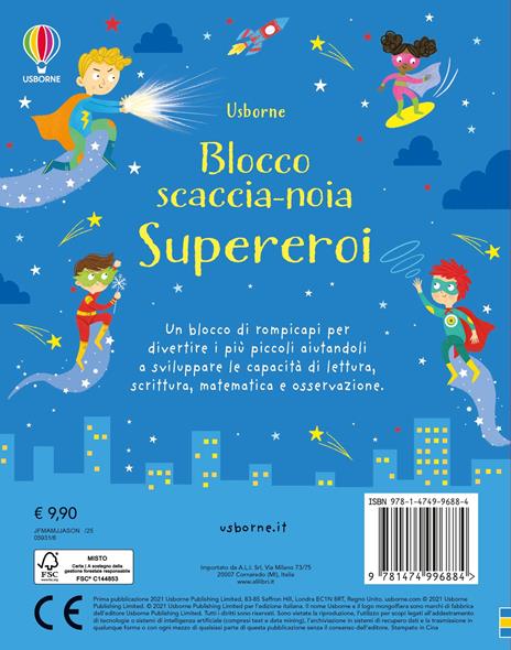 Supereroi. Blocco scaccia-noia. Ediz. a colori - Kirsteen Robson - 5