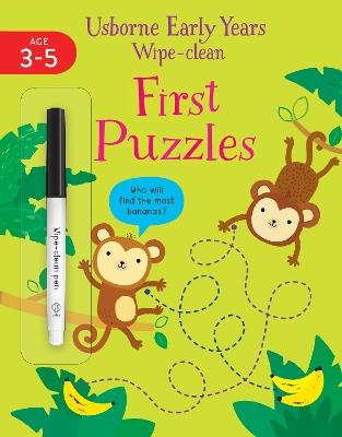 Early Years Wipe-Clean First Puzzles - Jessica Greenwell - cover