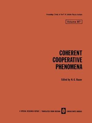 Coherent Cooperative Phenomena - cover
