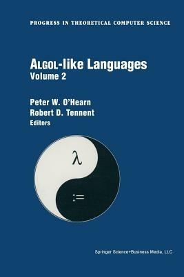 Algol-like Languages - Peter O'Hearn,Robert Tennent - cover