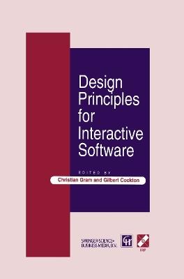 Design Principles for Interactive Software - cover