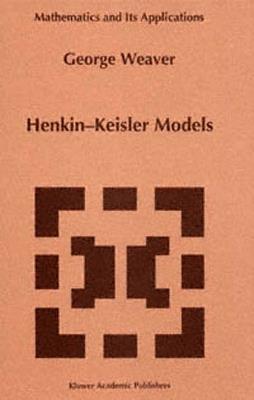 Henkin-Keisler Models - George Weaver - cover