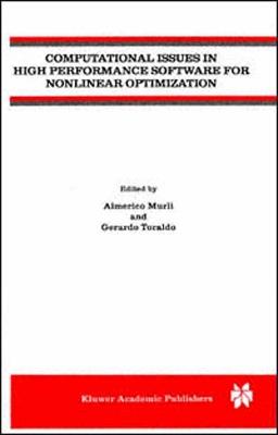 Computational Issues in High Performance Software for Nonlinear Optimization - cover