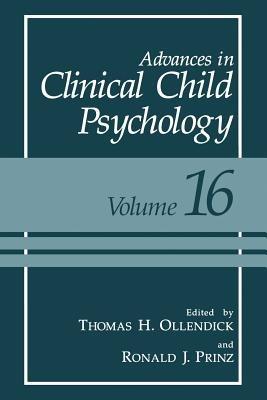 Advances in Clinical Child Psychology - cover