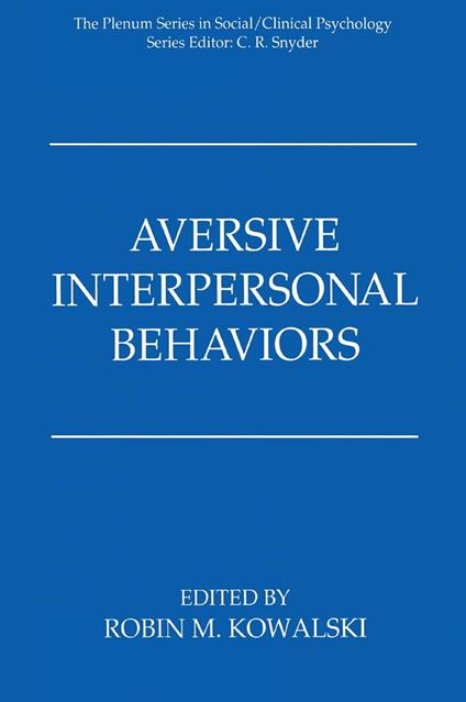Aversive Interpersonal Behaviors