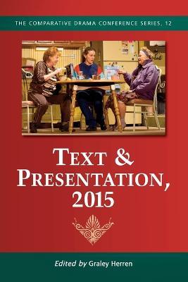 Text & Presentation, 2015 - cover