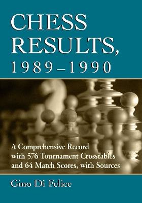 Chess Results, 1989-1990: A Comprehensive Record with 576 Tournament Crosstables and 64 Match Scores, with Sources - Gino Di Felice - cover