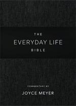 Everyday Life Bible: Black LeatherLuxe (R): The Power of God's Word for Everyday Living