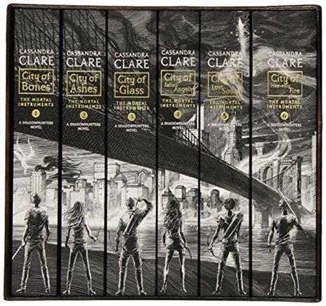 The Mortal Instruments, the Complete Collection (Boxed Set): City of Bones; City of Ashes; City of Glass; City of Fallen Angels; City of Lost Souls; City of Heavenly Fire - Cassandra Clare - cover