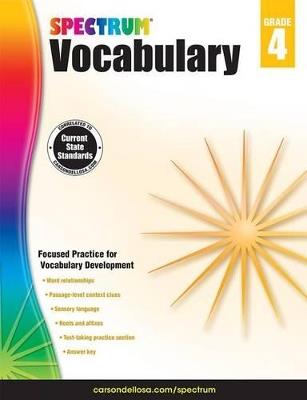 Spectrum Vocabulary, Grade 4: Volume 87 - Spectrum - cover