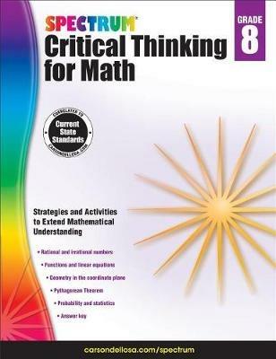 Spectrum Critical Thinking for Math, Grade 8: Volume 50 - cover