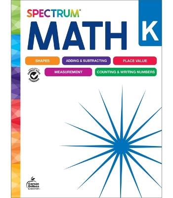 Spectrum Math Workbook, Grade K - cover