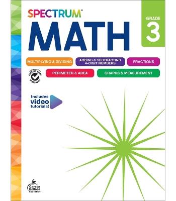 Spectrum Math Workbook, Grade 3 - cover