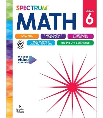 Spectrum Math Workbook, Grade 6 - Craver - cover