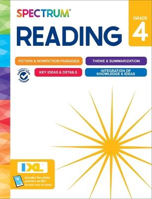 Spectrum Reading Workbook, Grade 4 - Spectrum - cover