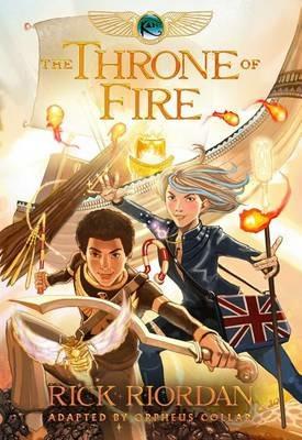 Kane Chronicles, The, Book Two: Throne of Fire: The Graphic Novel, The-The Kane Chronicles, Book Two - Rick Riordan - cover
