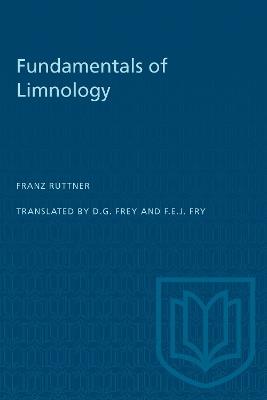 Fundamentals of Limnology - Franz Ruttner - cover