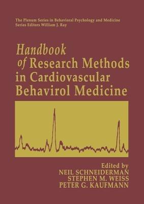 Handbook of Research Methods in Cardiovascular Behavioral Medicine - cover