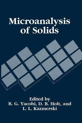 Microanalysis of Solids - cover
