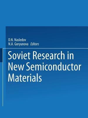 Soviet Research in NEW SEMICONDUCTOR MATERIALS - cover