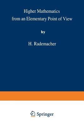 Higher Mathematics from an Elementary Point of View - RADEMACHER - cover