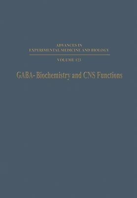 GABA—Biochemistry and CNS Functions - cover