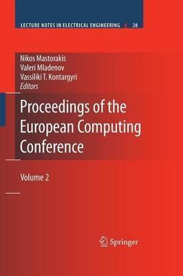 Proceedings of the European Computing Conference: Volume 2 - cover