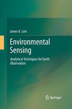 Environmental Sensing: Analytical Techniques for Earth Observation