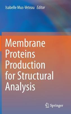 Membrane Proteins Production for Structural Analysis - cover