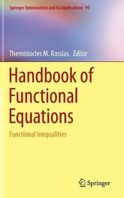 Handbook of Functional Equations: Functional Inequalities - cover