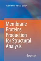 Membrane Proteins Production for Structural Analysis - cover