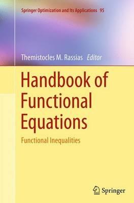 Handbook of Functional Equations: Functional Inequalities - cover