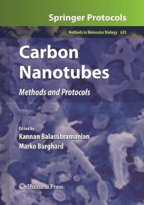 Carbon Nanotubes: Methods and Protocols - cover