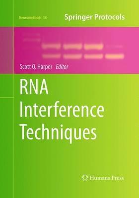 RNA Interference Techniques - cover