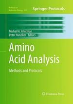 Amino Acid Analysis: Methods and Protocols
