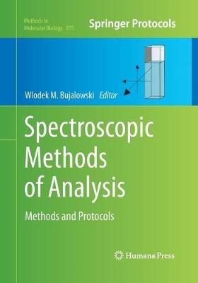 Spectroscopic Methods of Analysis: Methods and Protocols - cover