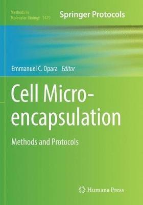 Cell Microencapsulation: Methods and Protocols - cover