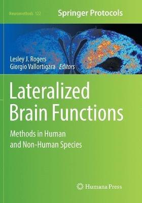 Lateralized Brain Functions: Methods in Human and Non-Human Species - cover