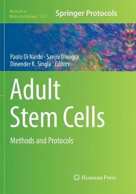 Adult Stem Cells: Methods and Protocols - cover