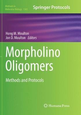 Morpholino Oligomers: Methods and Protocols - cover