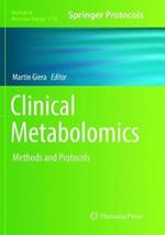 Clinical Metabolomics: Methods and Protocols