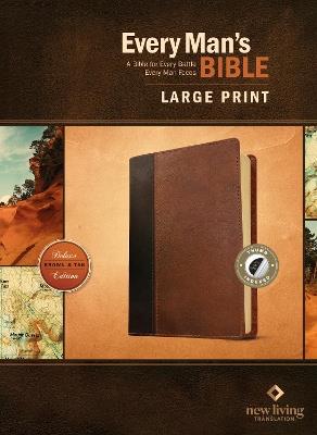 Every Man's Bible NLT, Large Print, Tutone - Tyndale - cover