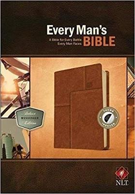 NLT Every Man's Bible, Deluxe Messenger Edition - Stephen Arterburn - cover