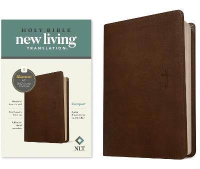 NLT Compact Bible, Filament Enabled Edition, Rustic Brown - Tyndale - cover