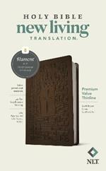 NLT Premium Value Thinline Bible, Filament Edition, Brown