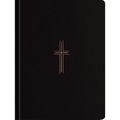 NLT Wide Margin Bible, Filament-Enabled Edition (Hardcover Leatherlike, Black Cross, Red Letter) - Tyndale - cover